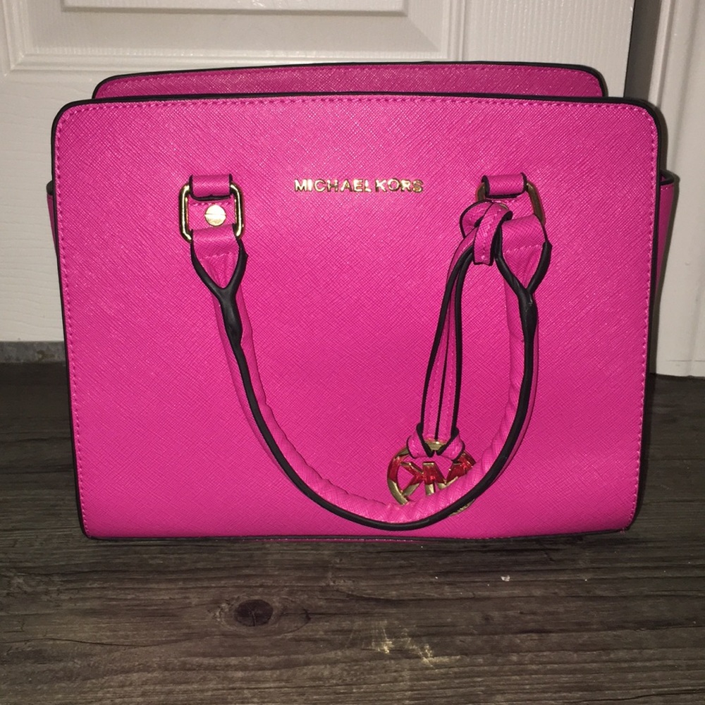 Hot pink MK purse